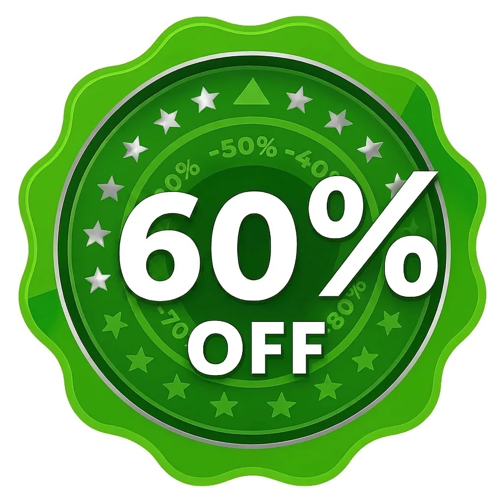 60% OFF